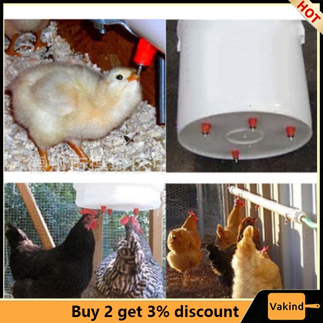 Set 10 Van Nước Tự Động Cho Gà