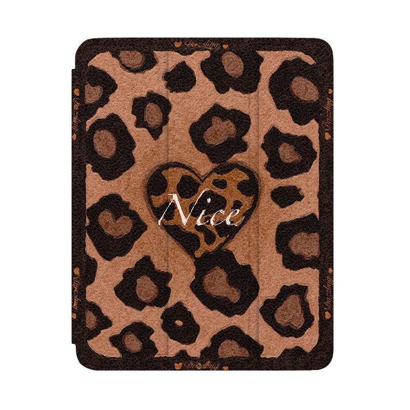 Ốp Máy Tính Bảng tpu Mềm Họa Tiết Da Báo Có Ngăn Đựng Bút Cho ipad gen10 7 / 8 / 9 pro11 "pro12.9" air4 air5 mini6