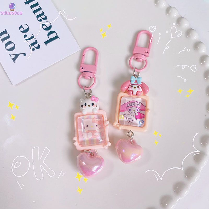 Miua🔮Sanrio Kuromi Cinnamoroll Móc Chìa Khóa Trang Trí Ba Lô Đi Học Dễ Thương