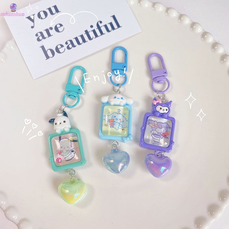 Miua🔮Sanrio Kuromi Cinnamoroll Móc Chìa Khóa Trang Trí Ba Lô Đi Học Dễ Thương