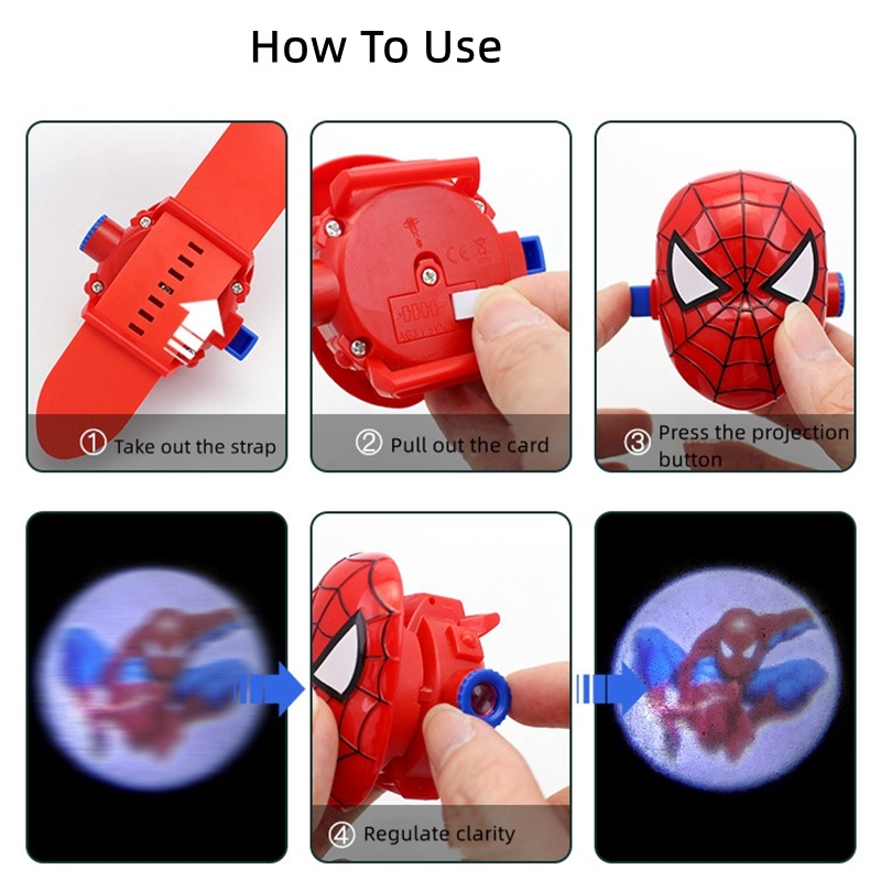 Đồng Hồ Điện Tử Chiếu Hoạt Hình Độc Đáo Cho Bé