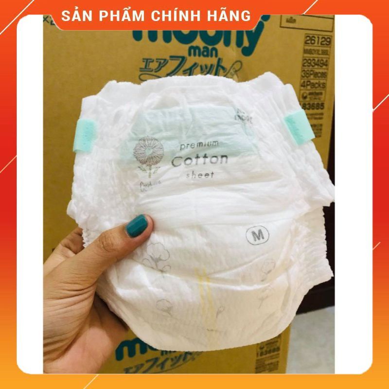 Bỉm Moony trắng Nội Địa dán/quần Đủ Size NB62/S58/M48/L36/XL32