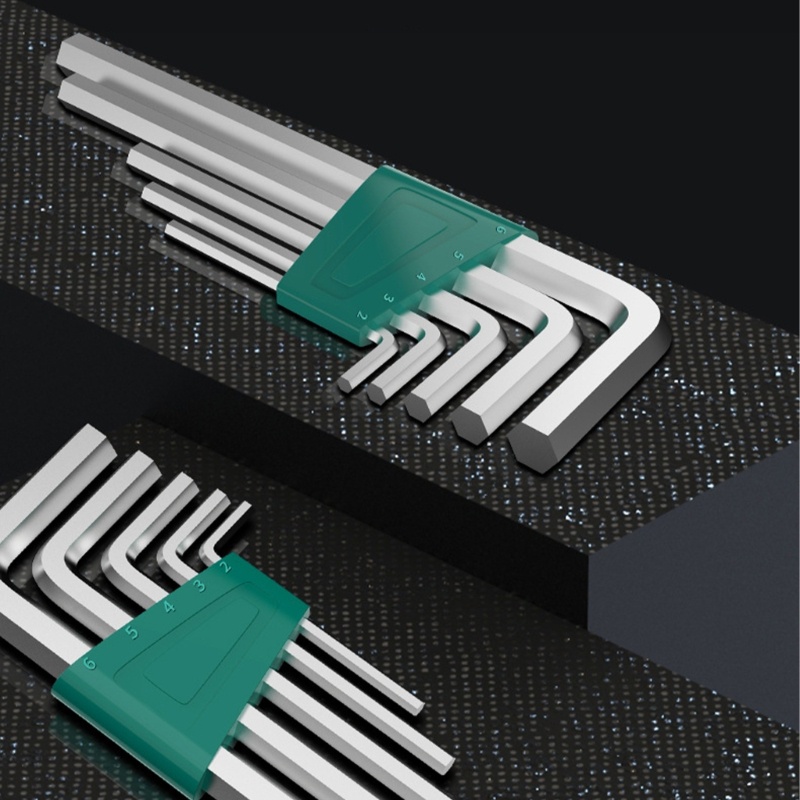 Bộ Cờ Lê Lục Giác Hình Chữ l 8 Món Dùng Sửa Chữa Xe Đạp / Xe Máy