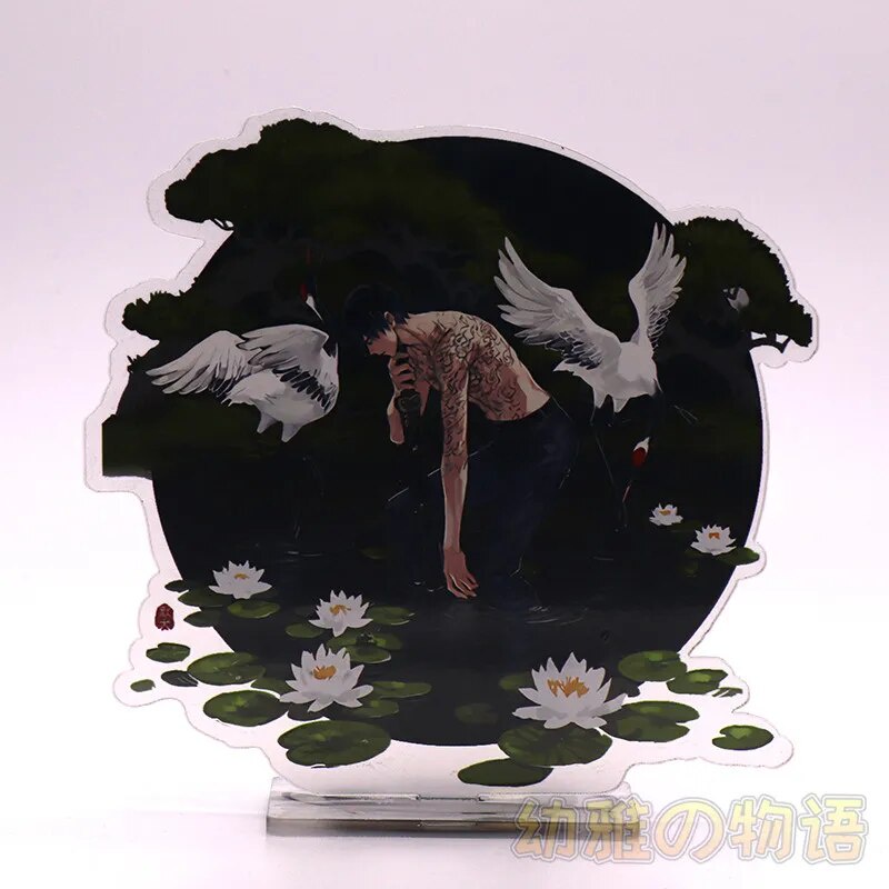 Mô hình Standee Anime Stand Time Raiders Đạo mộ bút ký Wuxie Zhang qiling Acrylic Phụ kiện trang trí để bàn góc học tập