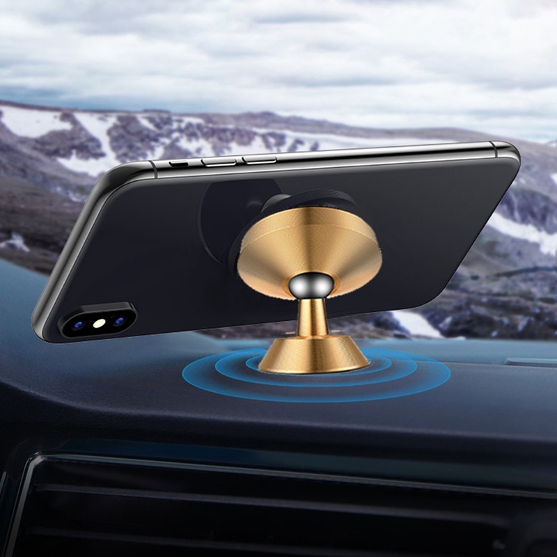Giá Đỡ Điện Thoại Có Nam Châm Hít Gắn Xe Hơi Tiện Lợi