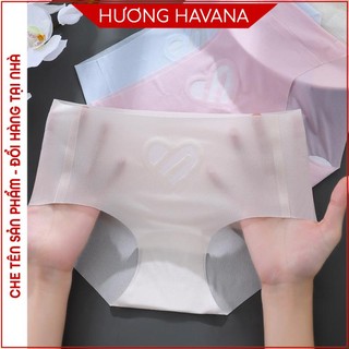 Quần Lót Nữ Su Thạch Không Viền cắt CNC hình tim phối voan tàng hình FLQ223
