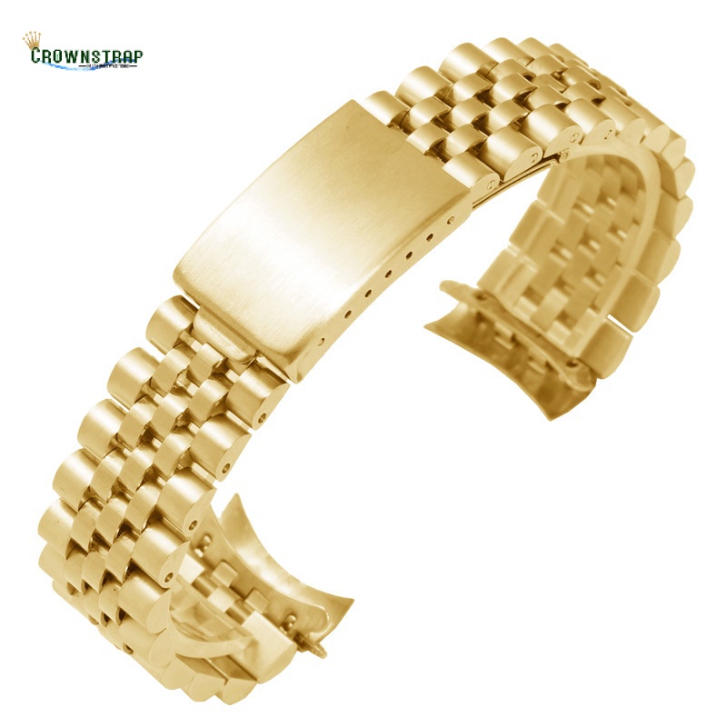 Dây Đồng Hồ Bằng Thép Không Gỉ 13mm / 17mm / 18mm / 19mm / 20mm / 21mm / 22mm Dành Cho Nam