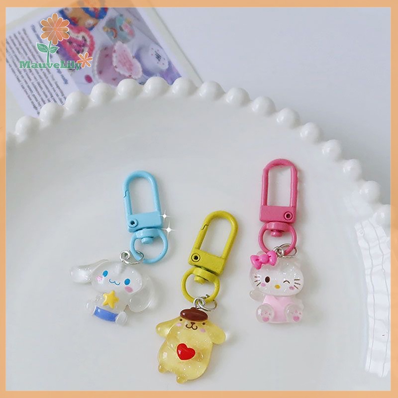 Lily sanrio Móc Chìa Khóa Xe Hơi Họa Tiết Hoạt Hình my melody Dễ Thương