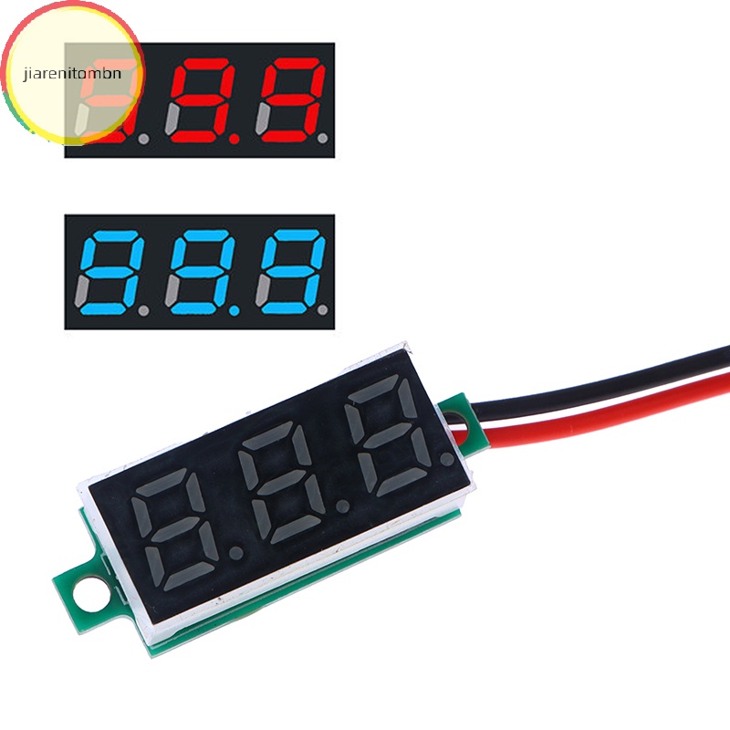 Vôn Kế Kỹ Thuật Số dc5-30v Màn Hình led 0.28 inch Cho Xe Hơi vn