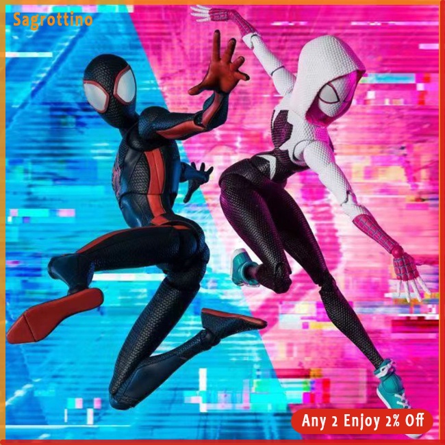 Mô Hình Nhân Vật Người Nhện Hoạt Hình shf spider-gwen Quà Tặng Trang Trí