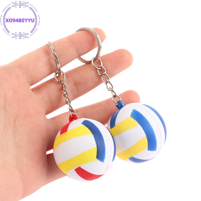 Xo94bsyu Móc Khóa Hình Quả Bóng Chuyền Thể Thao vn