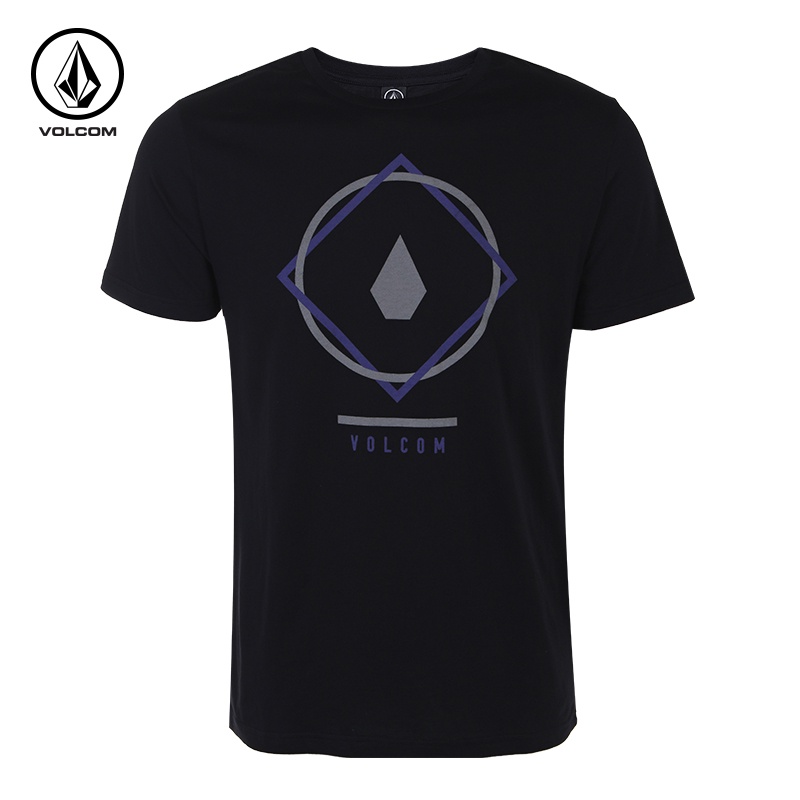 Áo Thun cotton Tay Ngắn In Chữ volcom Trẻ Trung Hợp Thời Trang Cho Nam