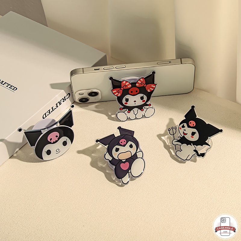 Giá Đỡ Điện Thoại Dạng Gập Hình Hoạt Hình puppy pochacco Dễ Thương Thời Trang Cá Tính Cho Điện Thoại Di Động kuromi hello kitty