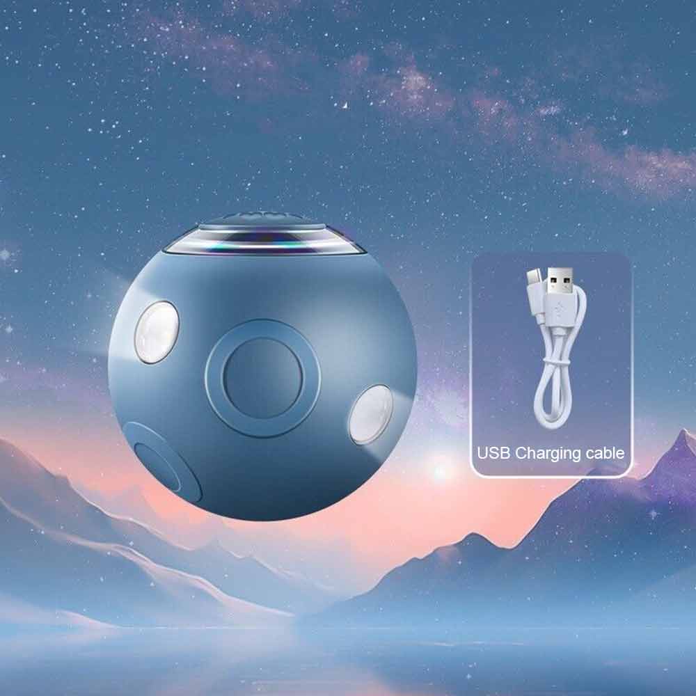 Interactive Cat Toy Ball Electric 360° Self-Rotating USB Rechargeable with LED Light Smart Toy