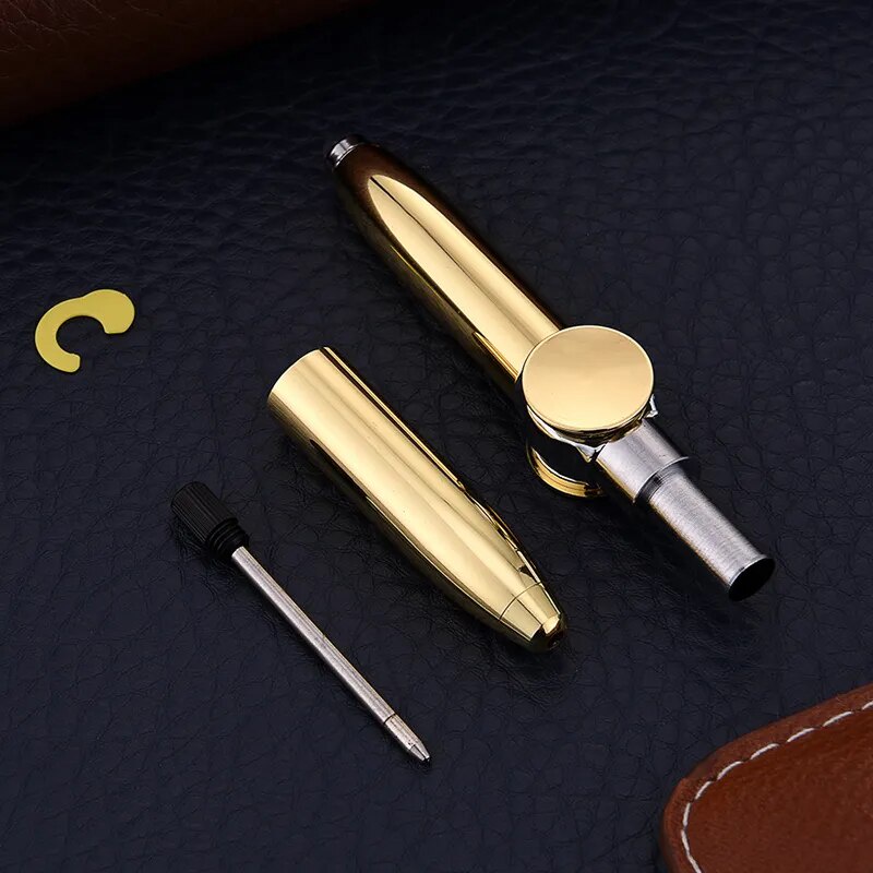 Bút Bi Kim Loại Đa Năng Có Đèn led Cho Trường Học / Văn Phòng