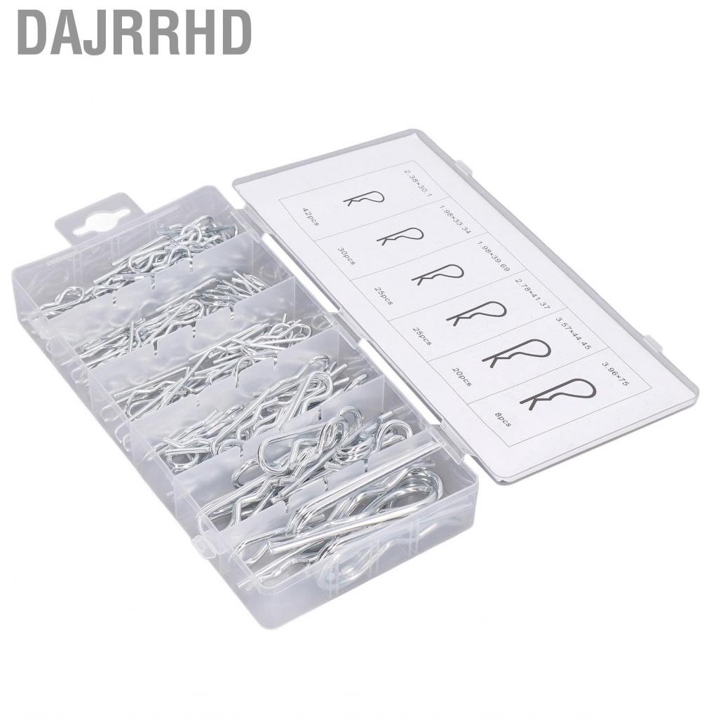 Dajrrhd 150PCS Spring Cotter Pin Assortment Set R Shaped Trailer Hitch Pins Fastener♡