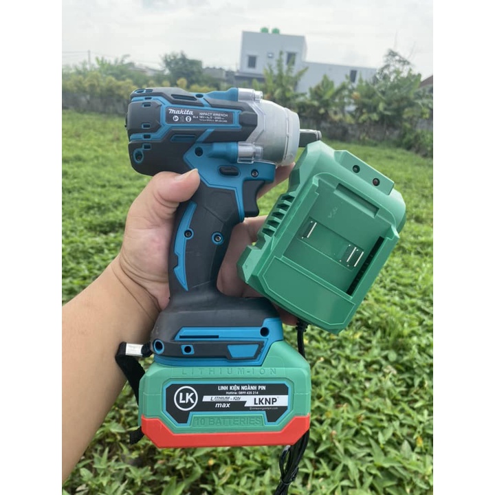 Máy siết bulong kiêm bắn vít dùng pin 18V không chổi than
