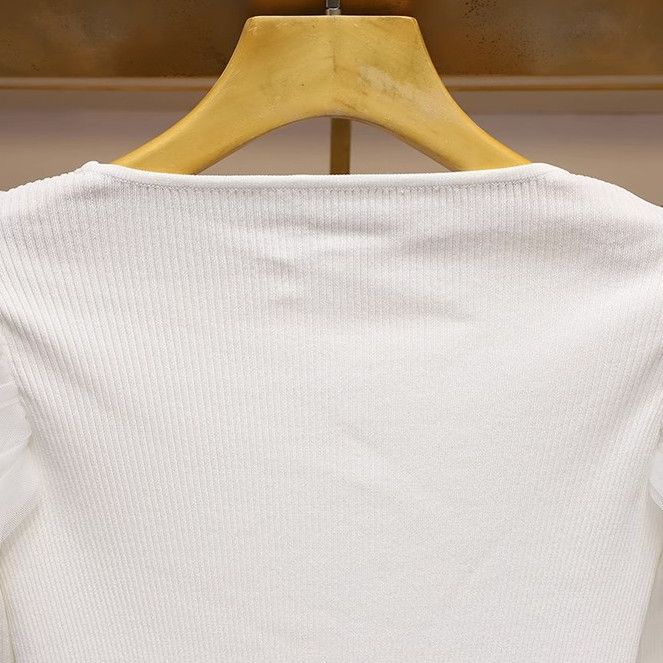 Áo sweater Dáng Ôm Đính Nơ Thời Trang Mùa Thu 2023 Cho Nữ