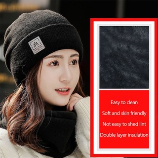 Set Mũ Len Dày Dặn Giữ Ấm Thời Trang