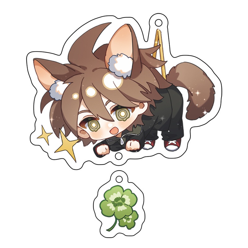 Móc Khóa Doujin Danganronpa Togami Byakuya Komaeda Nagito Nanami Chiaki Mukahiso Ngoại Vi