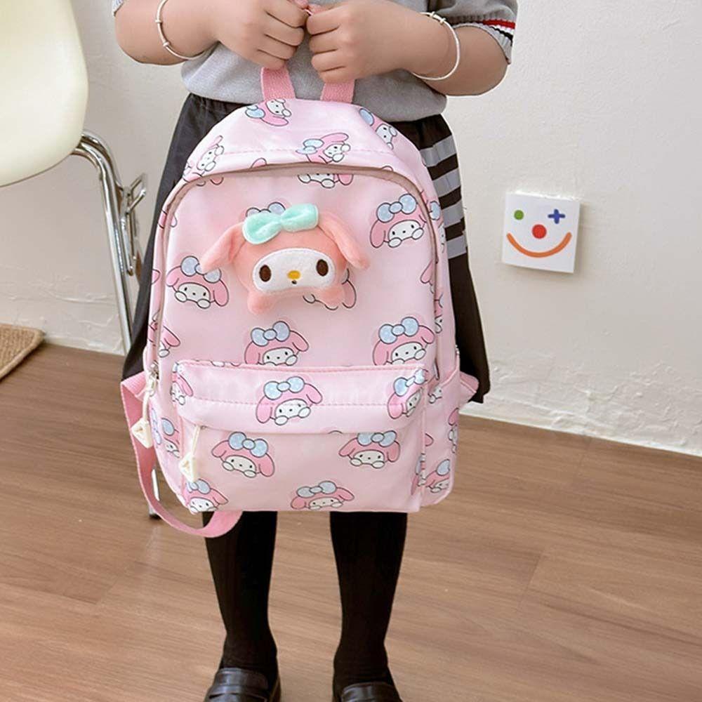 Shanhai Ba Lô Đi Học Hình Gấu Bông kuromi melody Dễ Thương Cho Bé