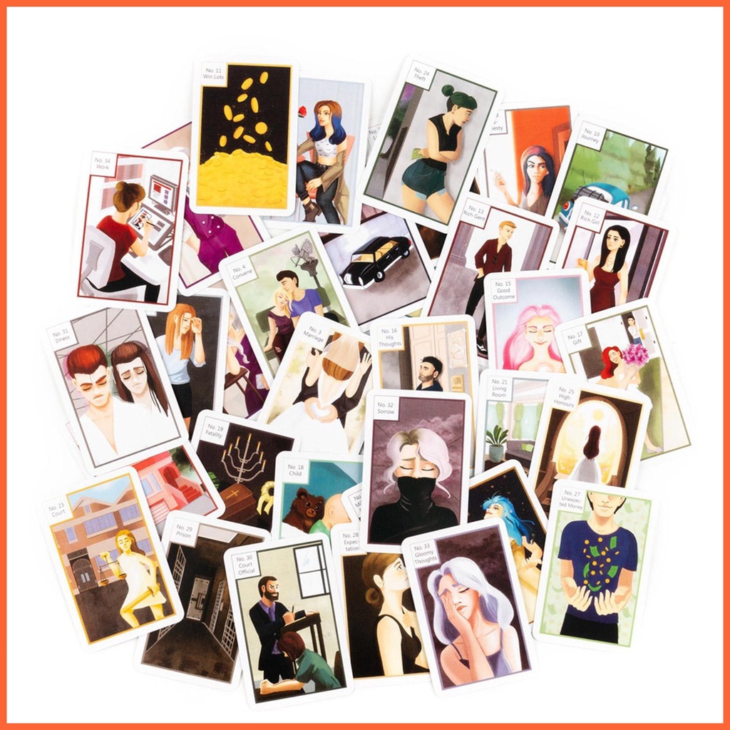 Bộ Bài tarot 36 Lá Vui Nhộn