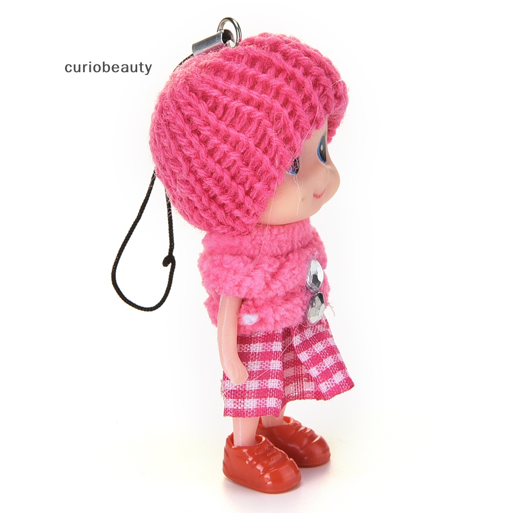 1 Búp Bê Đồ Chơi mini Mềm Mại Kích Thước 8cm Treo Trang Trí Cho Bé