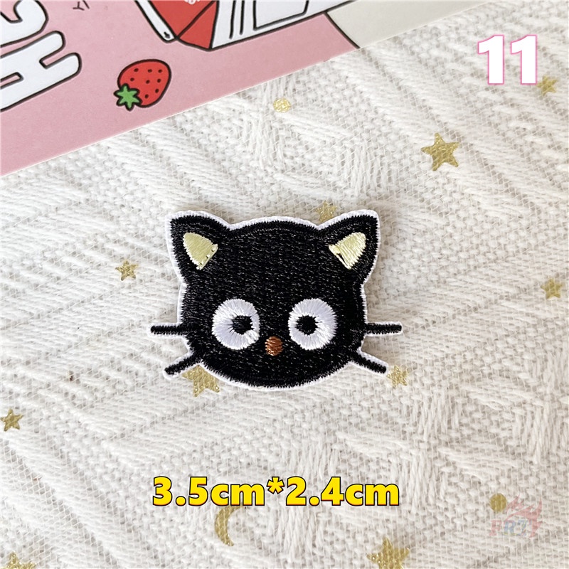 ♥ Con Dấu Trang Trí Hình Chú Mèo Đáng Yêu ♥ 1 Miếng Vá Ủi Thêu Hình chococat / keroppi / pochacco / cinnamoroll