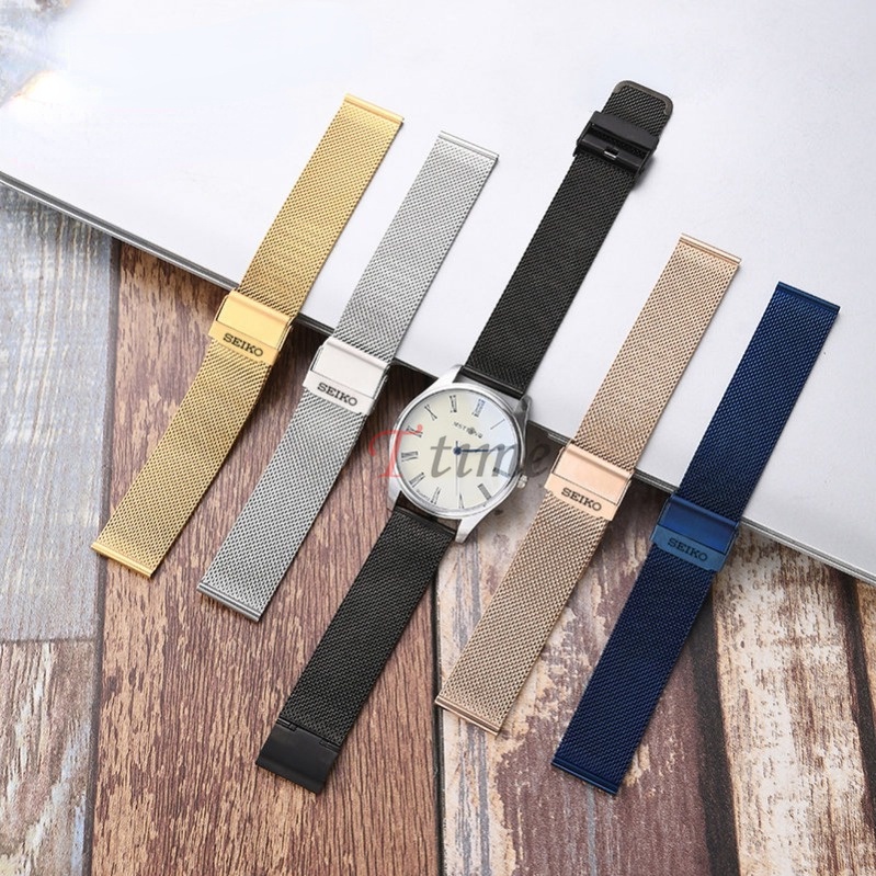 Dây Đeo Inox milan 0.6M Cho Đồng Hồ Thông Minh seiko no 18mm 19mm 20mm 21mm 22mm Ma Nước Ma Quái Có Thể Được Làm Từ abalone, Kích Thước 5 prospex, Dùng Cho 5 prospex