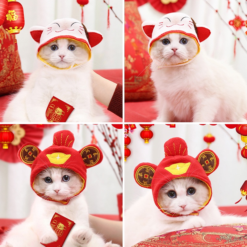 Mới Mũ Tai Thỏ Đáng Yêu Dành Cho Chó Mèo