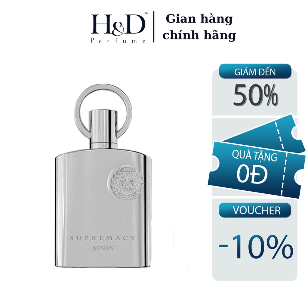 Nước hoa nam Afnan Supremacy Silver EDP thơm lâu 5ml/ 10ml/ 20ml Nam tính tinh tế HD Perfume