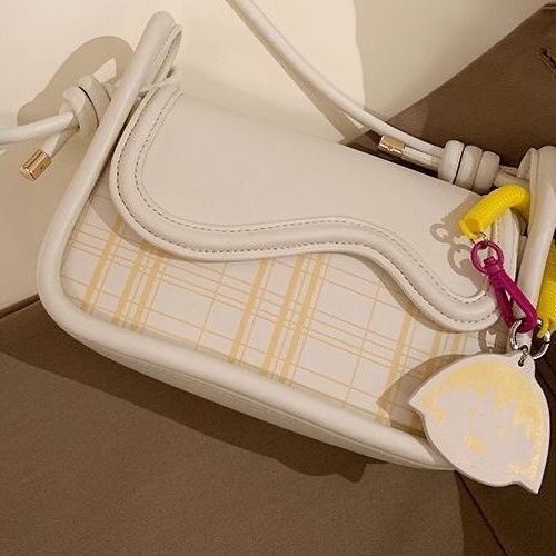 Túi Xách Đeo Vai Màu Kem Thời Trang Mùa Hè Dành Cho Nữ