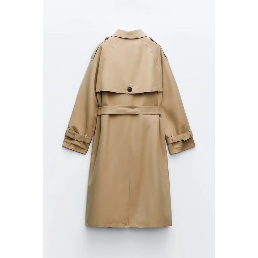 Zara Áo Khoác Nữ Dáng Dài Thời Trang Phong Cách 3918221