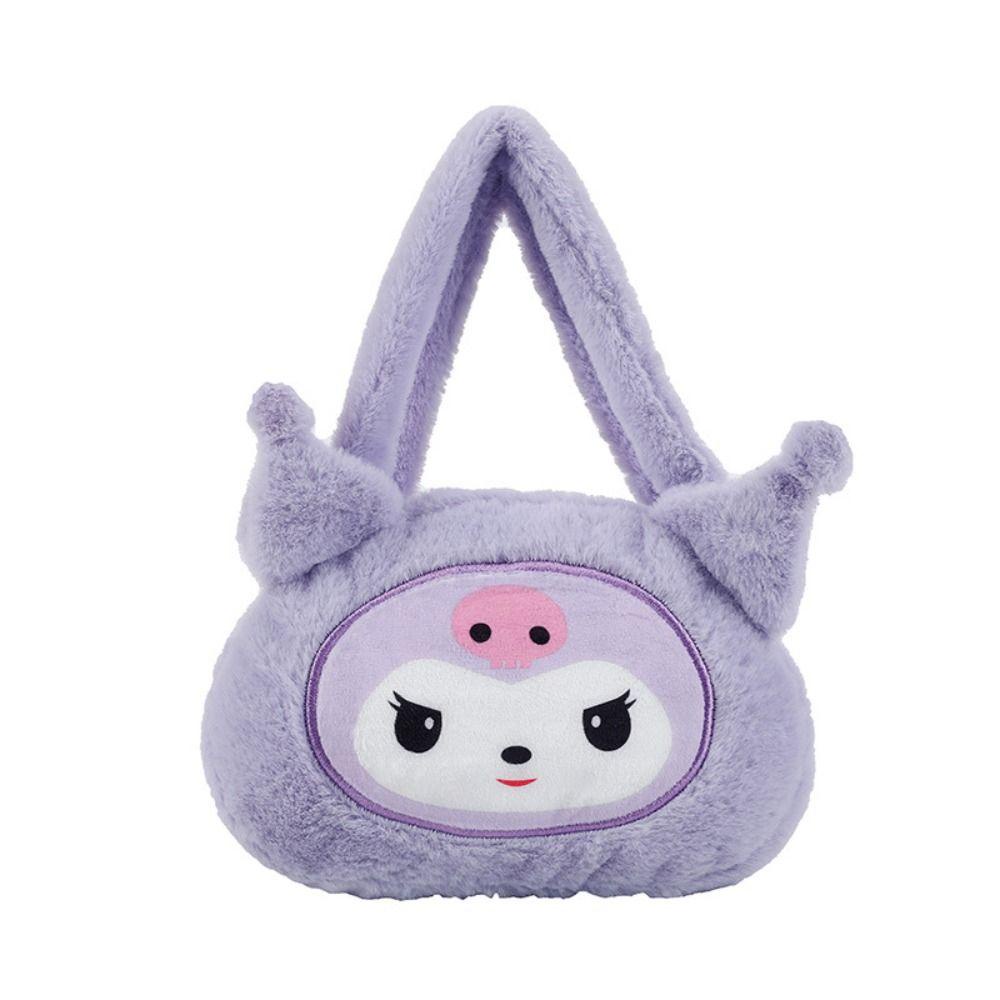Shanhai Túi Xách Đeo Vai Hình kuromi melody cinnamoroll Nhồi Bông Phong Cách Hàn Quốc Cho Nữ / Nữ