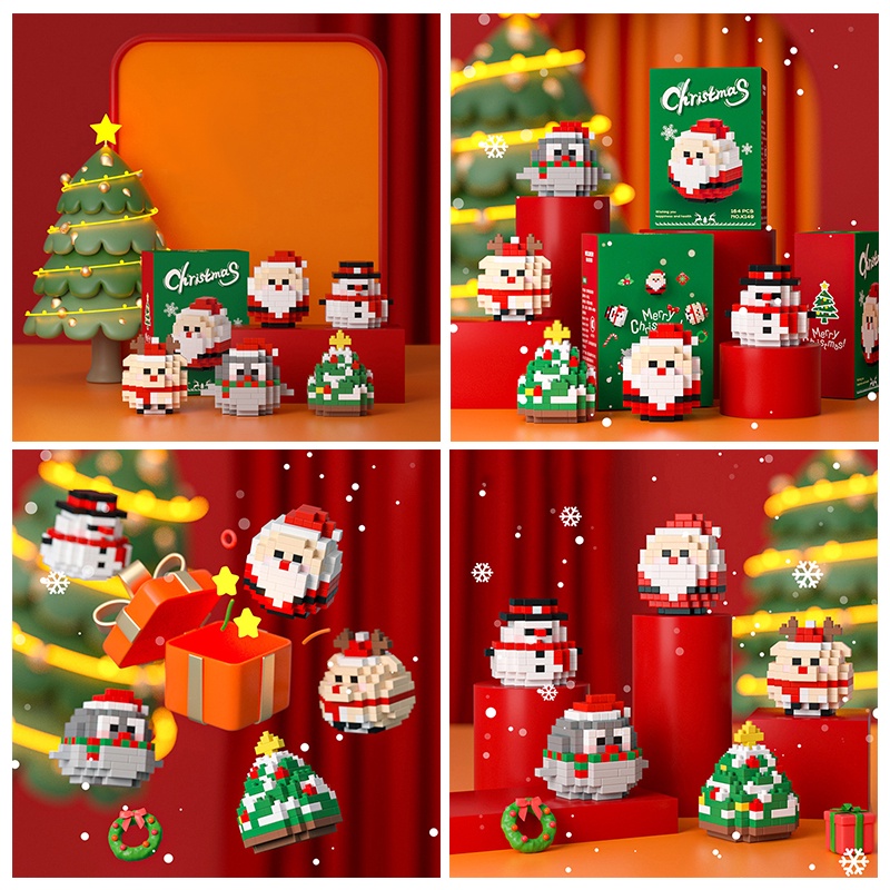 Đồ Chơi Xếp Hình lego Ông Già Noel Vui Nhộn Cho Bé YK