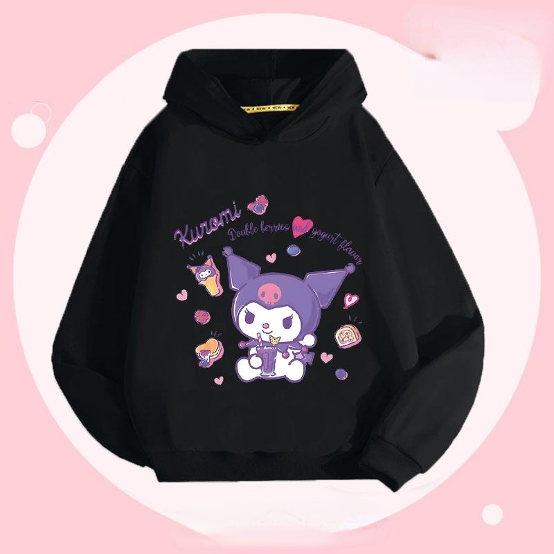 Áo Hoodie Phong Cách kuromi Thời Trang Xuân Thu Mới 2023 Dành Cho Bé Gái
