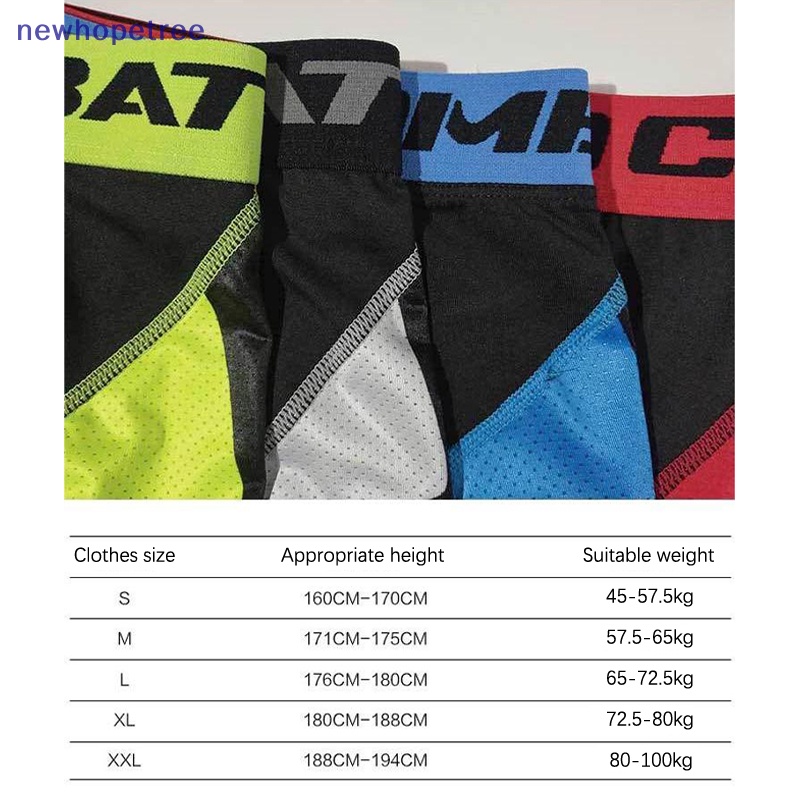 Novn Quần ngắn đi xe đạp Ôm Dáng Co Giãn Tốt Nhanh Khô Thoáng Khí Cho Nam