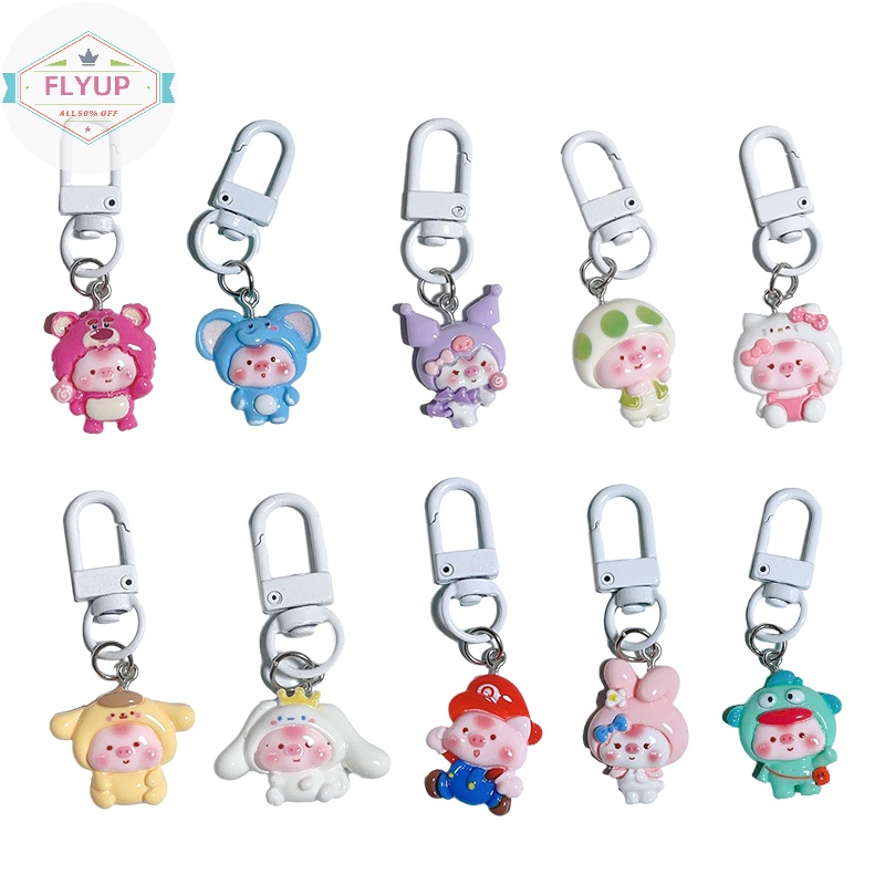 Flyup Móc Khóa Hình Búp Bê Hoạt Hình kuromi cinnamoroll melody Dễ Thương vn