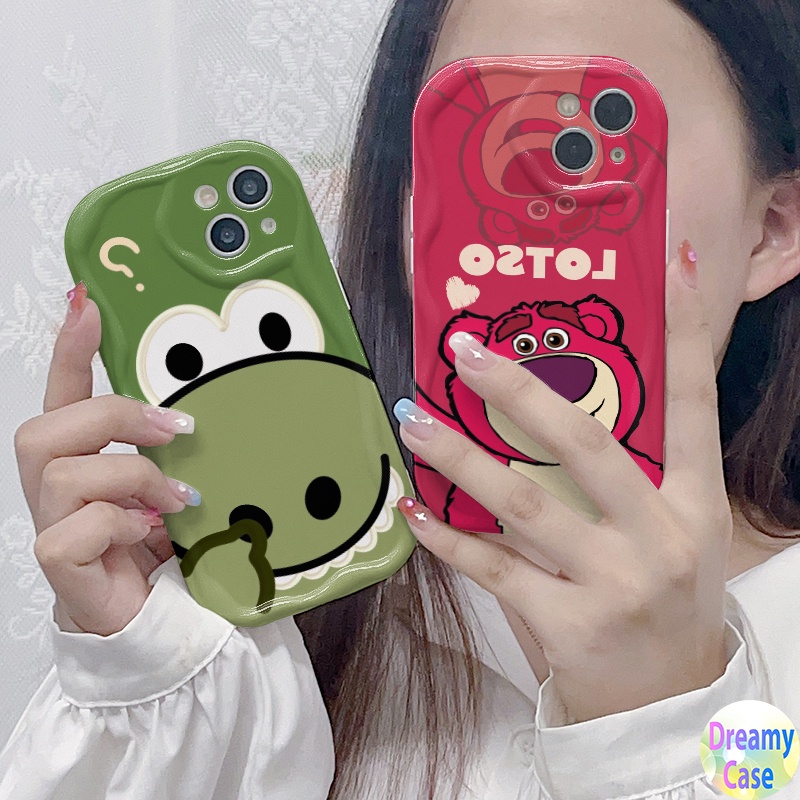 Ốp Điện Thoại Hình Cá Sấu Và Gấu Cho iphone 15 14 11 12 13 pro x xr xs max 6 7 8 plus se 2020