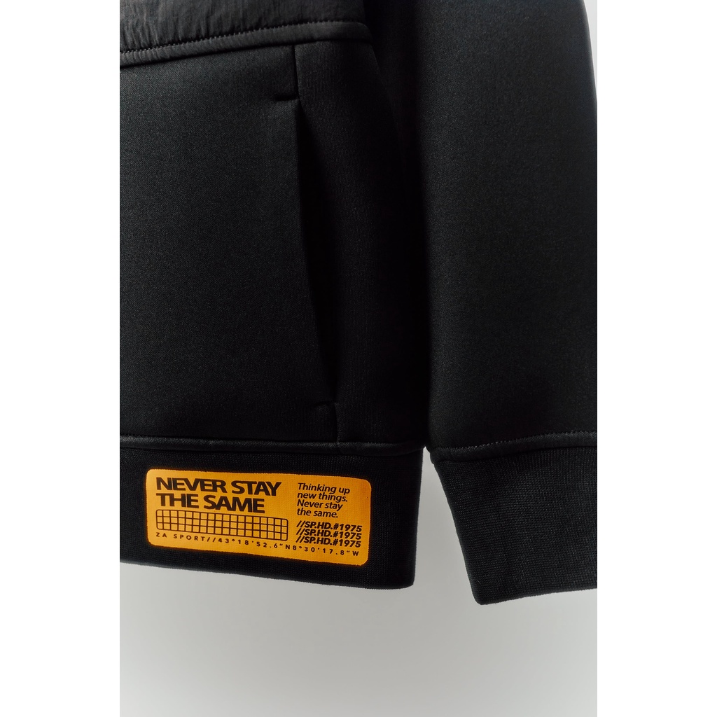 Áo hoddie Zara dư , ÁO NỈ THỂ THAO VẢI KỸ THUẬT