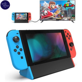 Trạm Điều Hợp tv Dạng Dọc Di Động Cho nintendo switch / switch oled Với adapter 4k hdmi-compatible / Cổng type c / usb