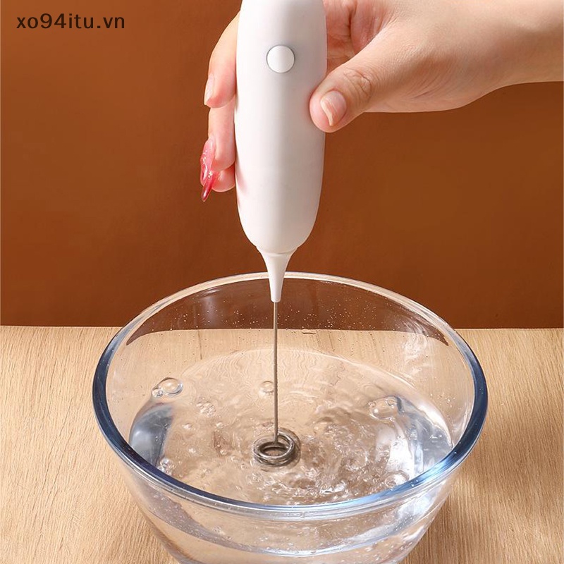 Xoitu Máy Đánh Trứng / Tạo Bọt Sữa Cà Phê Cầm Tay Không Dây mini Chạy Điện