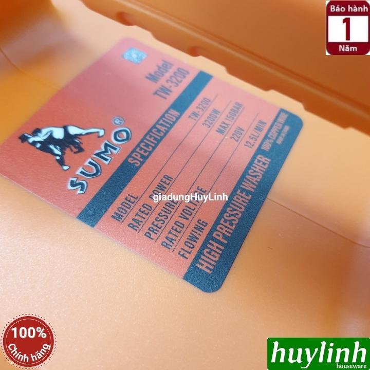 Máy xịt rửa xe Chỉnh Áp Sumo TW-3200 - 3200W - 150 bar - Lõi đồng 100%