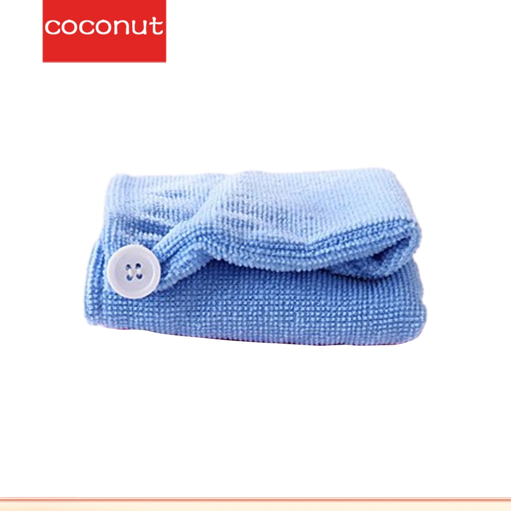 Mũ Trùm Đầu Bằng Sợi microfiber Giúp Làm Khô Tóc Nhanh Dùng Tại Nhà / Du Lịch