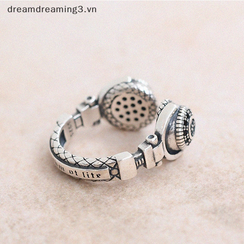 (Nh N) Tai Nghe nhẫn Bạc Cổ Điển Cá Tính Có Thể Điều Chỉnh Thời Trang Làm Quà Tặng Trang Sức Cho Nữ