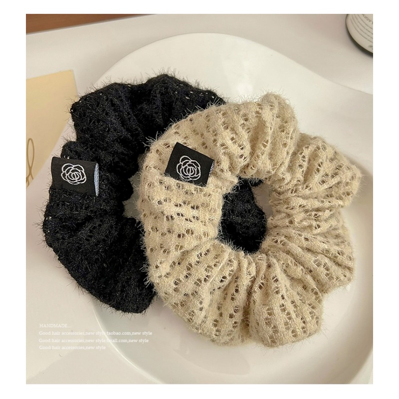 Dây Cột Tóc Ruy Băng Hình Hoa Trà Phong Cách retro