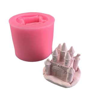 Khuôn silicone Làm Bánh Hình Lâu Đài Công Chúa