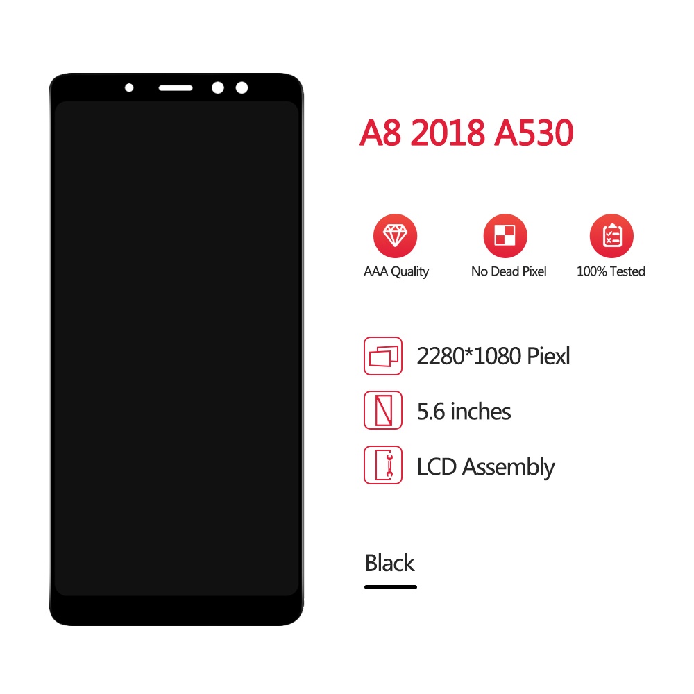 Màn Hình lcd Cảm Ứng Thay Thế Cho samsung galaxy a8 2018 a530 a530f a530ds