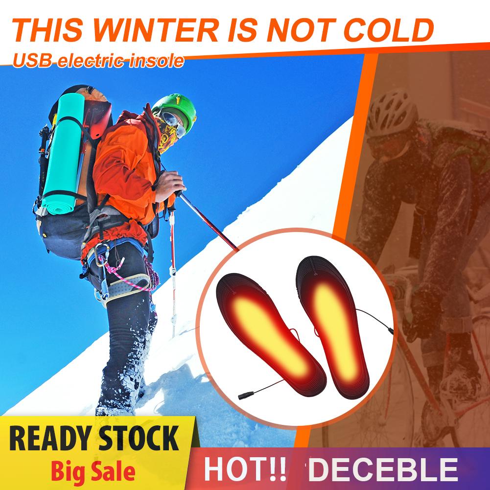 Đế Lót Giày Thể Thao Sưởi Ấm Bằng Điện Có Thể Giặt Được unisex Dành Cho Mùa Đông