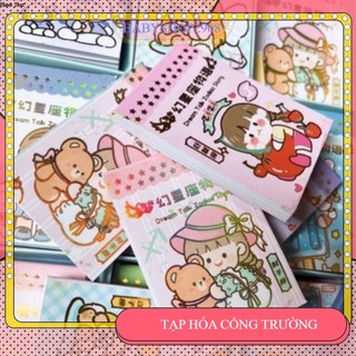 Quyển sticker dán các hình sổ mini hình chipi tổng kho đồ chơi trẻ em